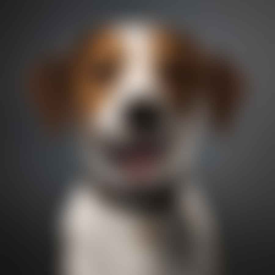 Animated Beagle Lab mix showcasing its physical characteristics